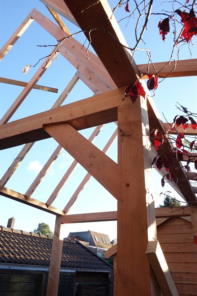 Beeld 5: het skelet met de korbelen.