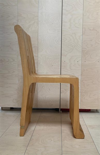 Image 2: the chair from the side.